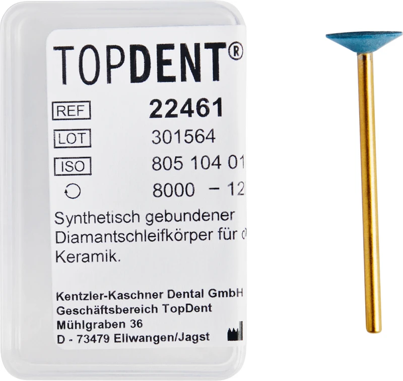 TOPDENT Dia-Steine grob  Stück  11,5 x 3 mm, umgekehrter Kegel