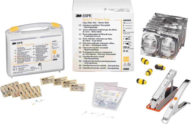 RelyX Fiber Post  Packung  10 Stück rot, Größe 2 Ø 1,6 mm