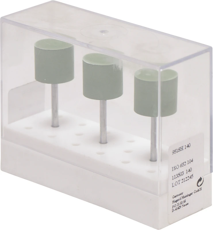Universalpolierer 9518  Packung  3 Stück grün fein, HP, Figur 113, 12 mm, ISO 140
