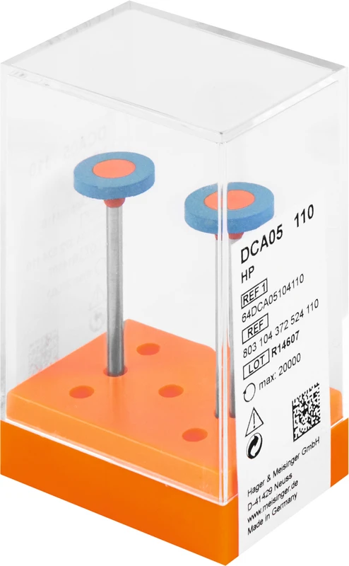 Diamantpolierer DCA05\11  Packung  2 Stück blau, HP, Figur 372, 2,5 mm, ISO 110
