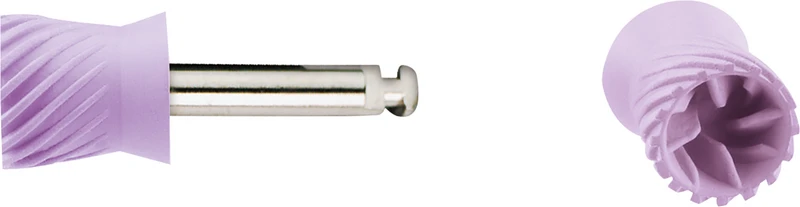 Young Prophylaxekelch Turbo Plus  Packung  144 Stück lila, kurz, weich, Latch Type