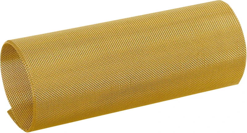 Verstärkungsnetz  Stück  vergoldet, 50 x 10 cm, fein