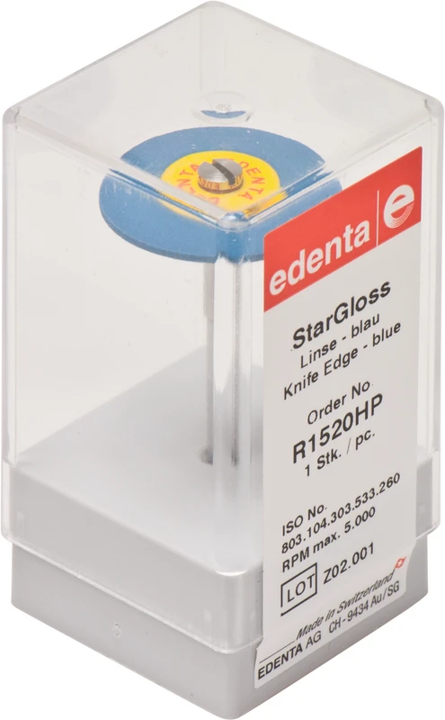 StarGloss  Stück  blau grob, HP, Figur 303 Linse, 2 mm, ISO 260