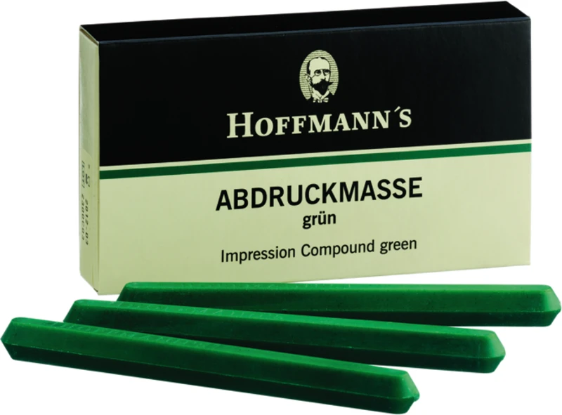 HOFFMANN´S ABDRUCKMASSE grün   Packung  15 Stück grün
