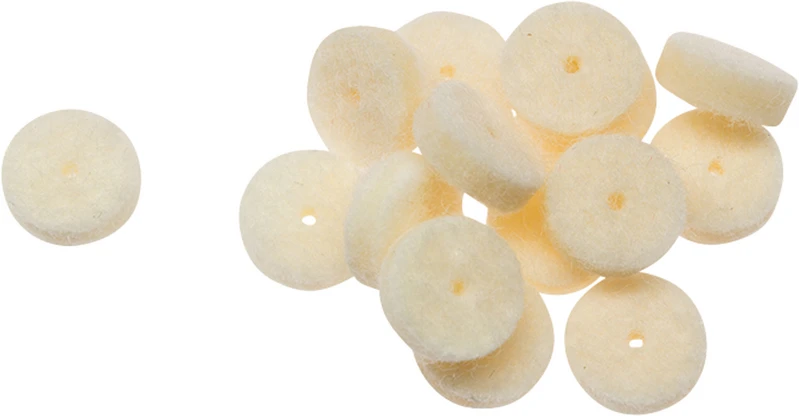 DIA GLACE Filzräder  Packung  100 Stück gleitmittelimprägniert