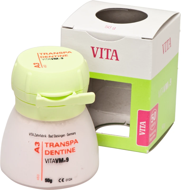VITA VM® 9 classical A1-D4®  Dose  50 g Pulver transpa dentine A3