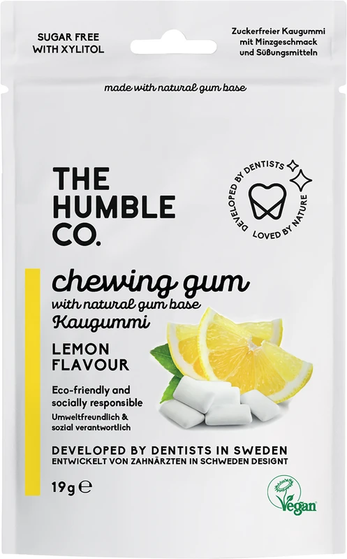 Humble Zahnkaugummi  Packung  19 g lemon