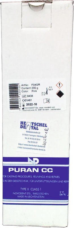 Puran CC  Packung  200 g Flasche Pulver rosa