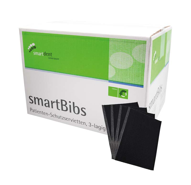 smartBibs  Karton  500 Stück schwarz