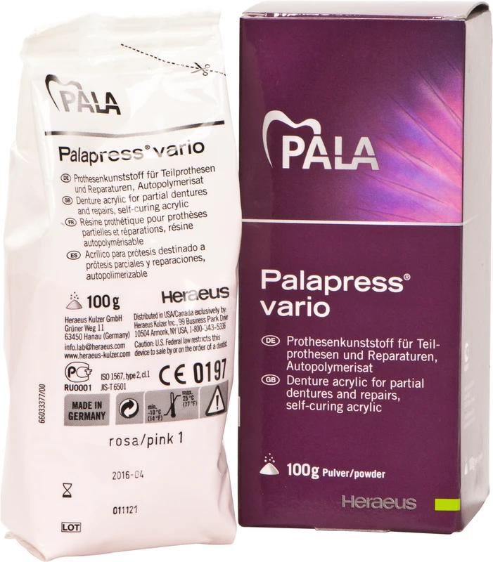 Palapress® vario  Beutel  100 g Pulver rosa