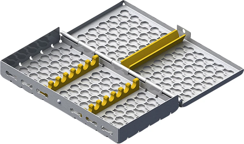 Galaxy Kassette Flat   Stück  für 7 Instrumente, 18 x 9, gelb