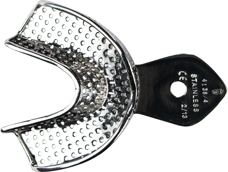 Abdrucklöffel ERGOLOCK mit Retentionsrand  Stück  UK S, perforiert