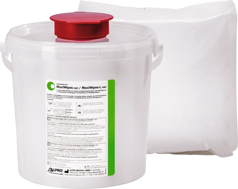 MaxiWipes-L reel  StarterSet  1 Spenderbox leer, 160 Tücher