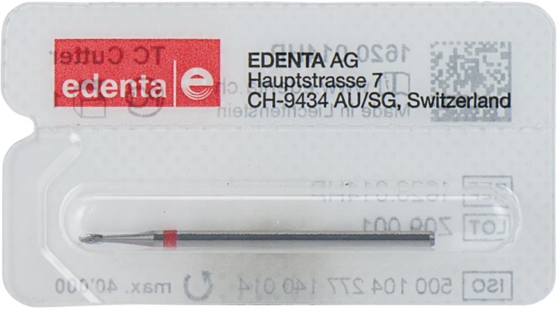 HM-Fräser Schliff 20  Stück  Kreuzverzahnung, rot fein, HP, Figur 277, 3 mm, ISO 014