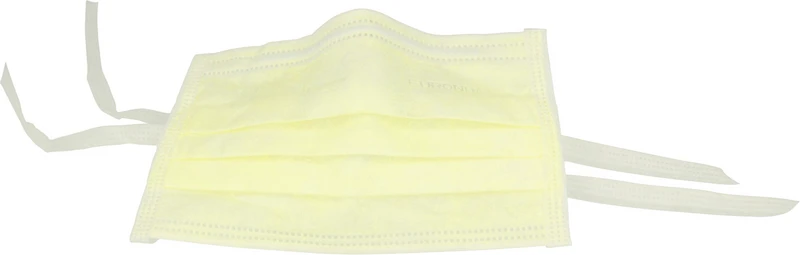 Monoart® Mundschutz Protection 3  Box  50 Stück zum Binden, gelb
