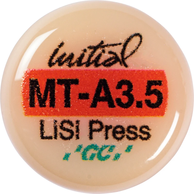 GC Initial LiSi Press  Packung  5 x 3 g Rohling A3,5 MT