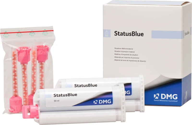 StatusBlue  Packung  2 x 50 ml Doppelkartusche 4:1, 4 Automix-Tips