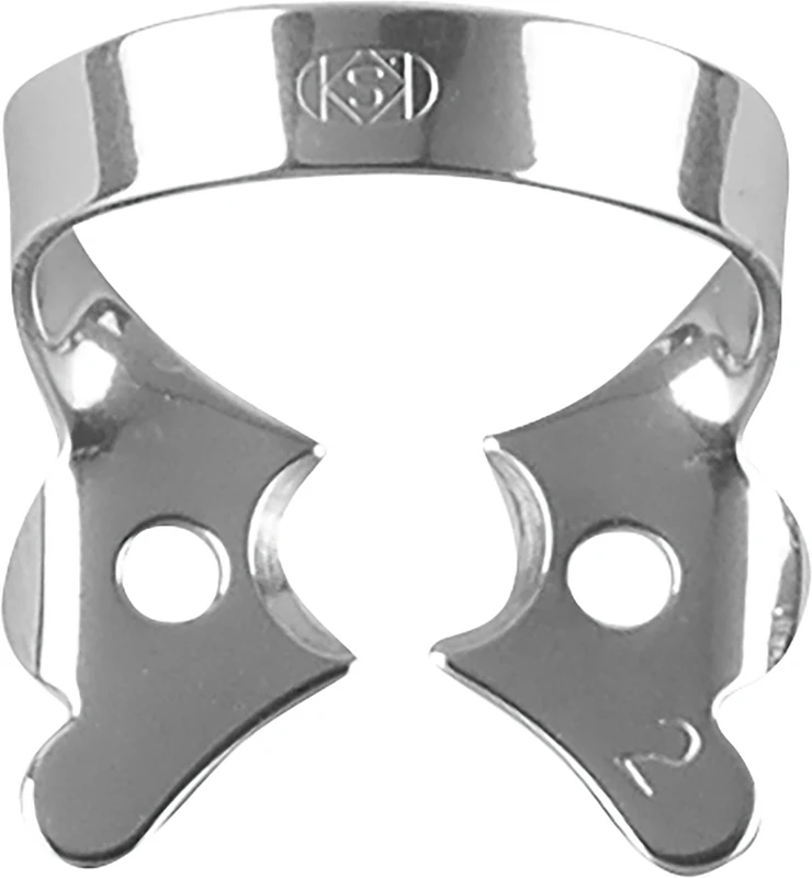 Fit-Kofferdam® Prämolarenklammern mit Flügeln  Stück  Nr. 2