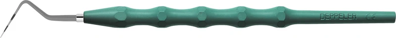 DEPPELER Parosonden  Stück  PP12 mit DMSV Griff, grün, Spitze Ø 0,5 mm, Graduierung (3-6-9-12 mm)