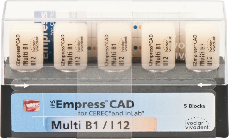 IPS Empress® CAD Multi for CEREC  Packung  5 Stück Gr. I12, B1