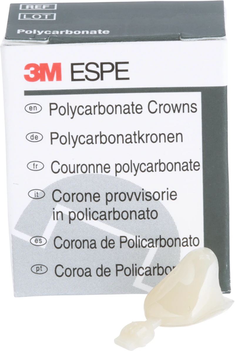 Polycarbonat-Kronen  Packung  5 Stück Nr. 303