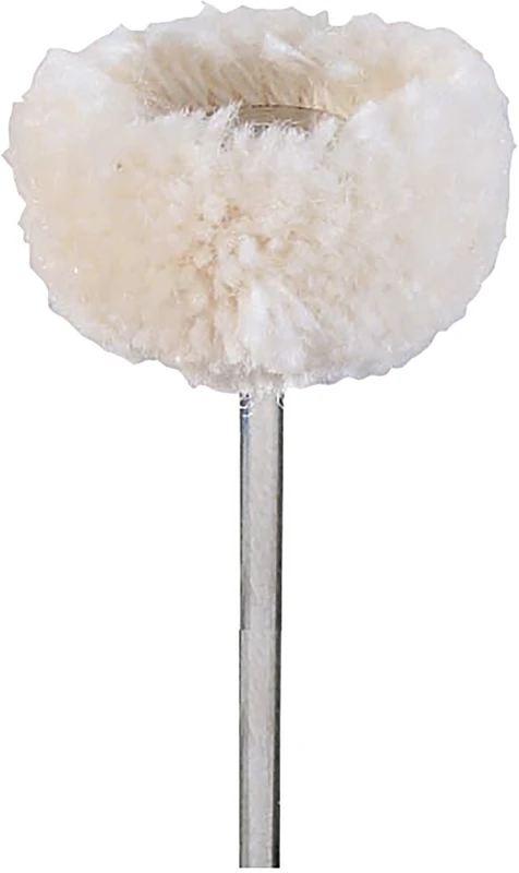 Woll- und Nesselschwabbel  Packung  12 Wollschwabbel, Handstück montiert