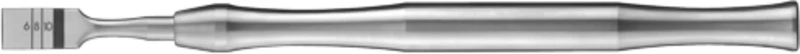 OSTEOTOM Knochenmeißel  Stück  1609\8, 8 mm, gerade
