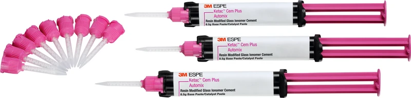 Ketac Cem Plus  Value Pack  3 x 8,5 g Automix Spritze, 36 Mischkanülen