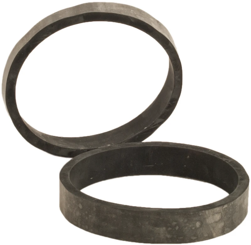 Gummiring  Packung  2 Stück schwarz, XL