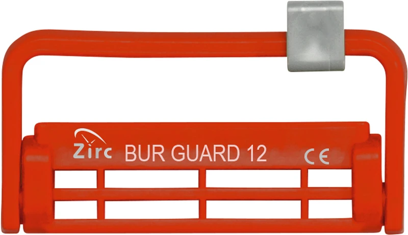 Steri-Bur Guards  Stück  für 12 Instrumente, rot, 7,3 x 3,9 x 1 cm