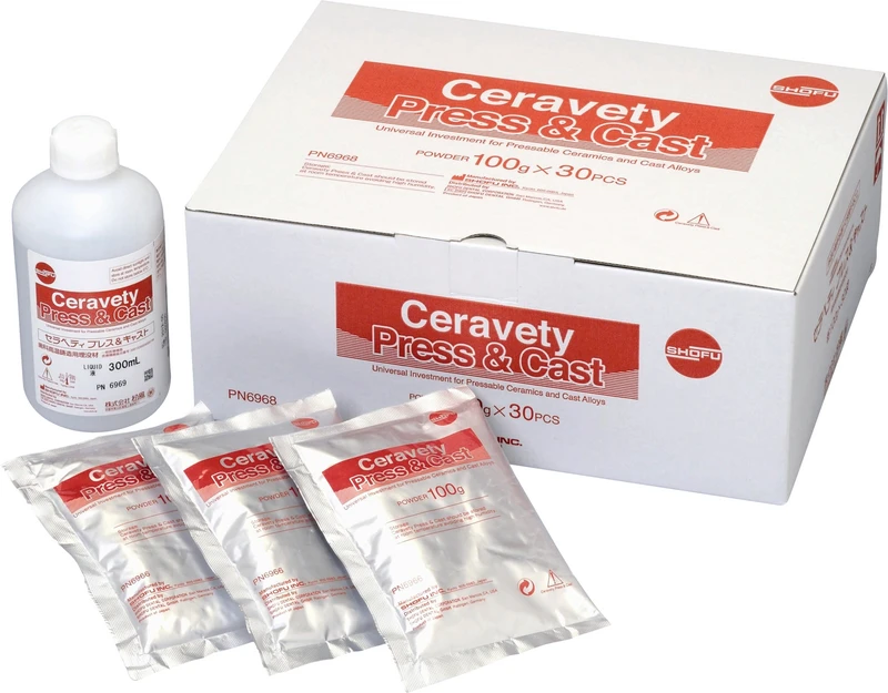 Ceravety Press & Cast   Karton  30 x 100 g Beutel