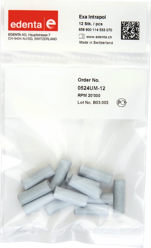 Exa Intrapol  Packung  12 Stück unmontiert, weiß grob, Figur 114, 21 mm, ISO 070