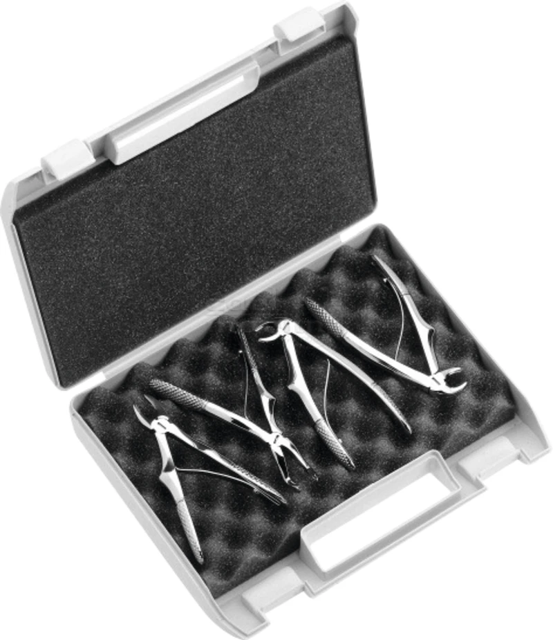 Kinderzahnzangen-Set  Set  4 Stück ( 2 x OK, 2 x UK)