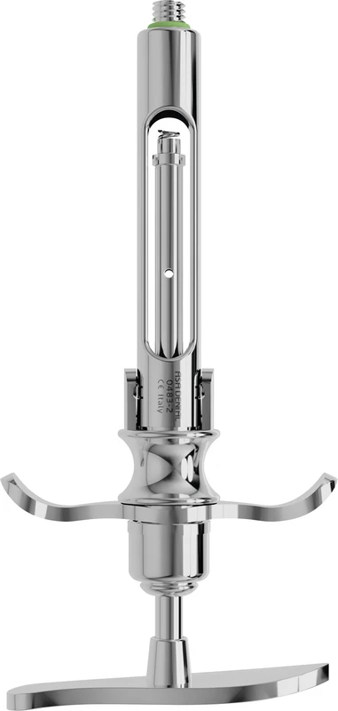 Dentalspritze  Stück  0483-2 mit grünem Ring, metrisches Gewinde