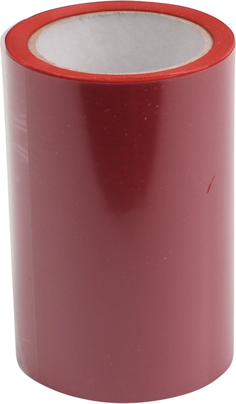 HANEL Occlusions-Folie, doppelseitig 12 µm  Spenderbox  25 m rot, 80 mm breit