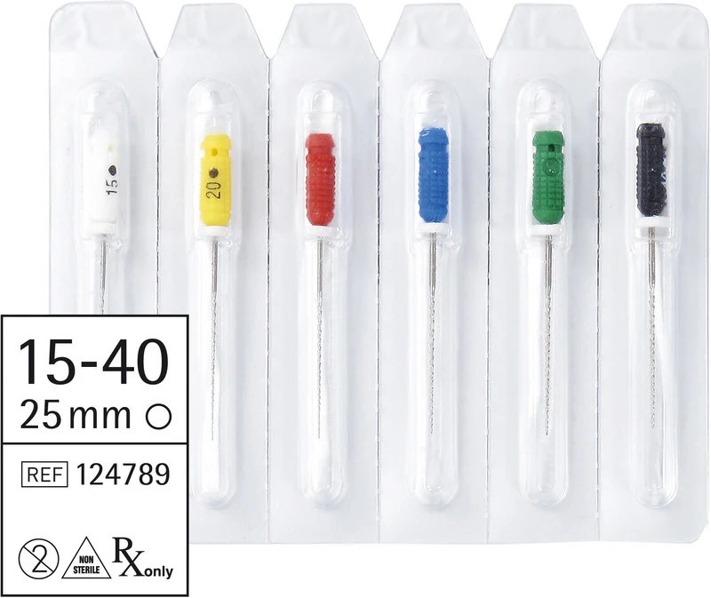 smart Hedstroemfeilen  Sortiment  6 Stück 25 mm ISO 015-040