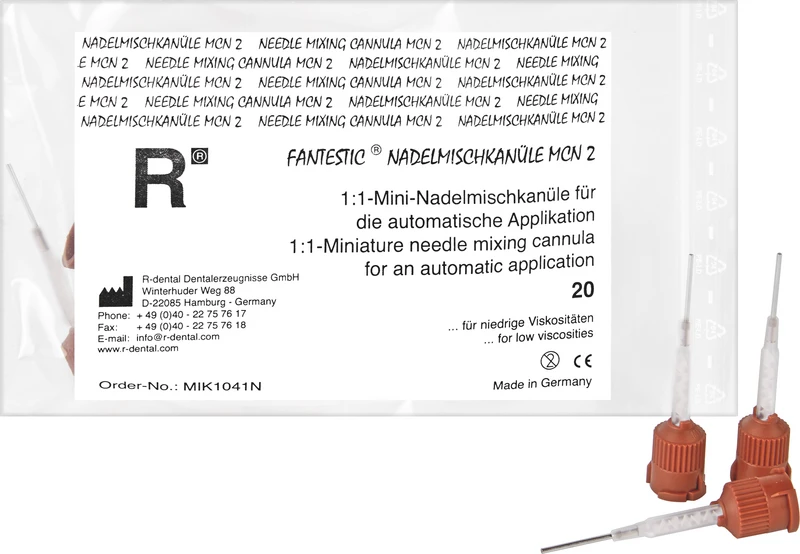 FANTESTIC® NADELMISCHKANÜLE MCN 2 N  Beutel  20 Stück braun, 1:1