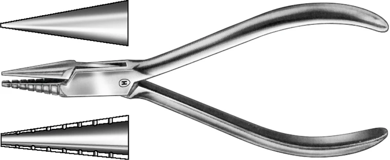 Draht- und Bügelbiegezangen nach Schwarz  Stück  HSL 386-13, 135 mm