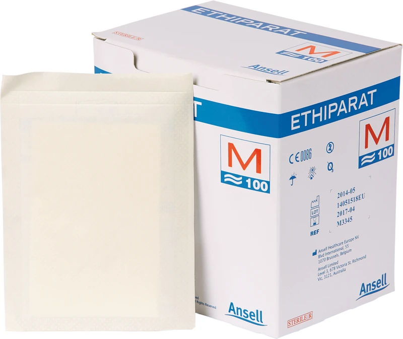ETHIPARAT Steril  Packung  100 Stück puderfrei, transparent, steril, M