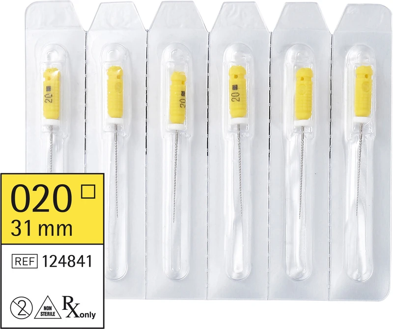 smart K-Feilen  Packung  6 Stück 31 mm ISO 020
