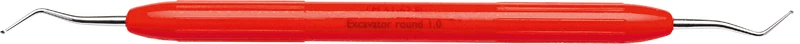 LM Exkavatoren  Stück  Ø 1 mm, rund, rot, LM-ErgoNorm Griff