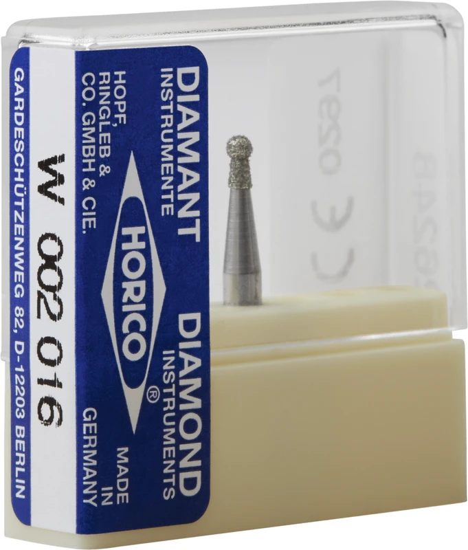 Diamantschleifer 002  Stück  FG, Figur 002, 3 mm, ISO 016