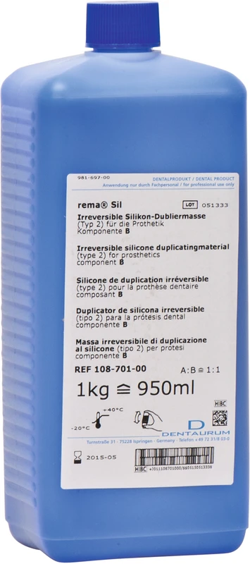 rema® Sil  Flasche  1 Liter Komponente B