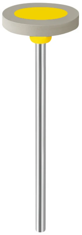 EVE DIAPOL®  Stück  grau fein, HP, Figur Rad, 14,5 x 2,5 mm