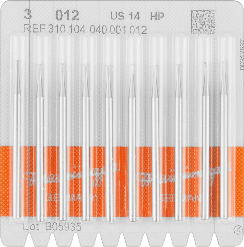 Stahlbohrer 3  Packung  10 Stück HP, Figur 040, 0,3 mm, ISO 012