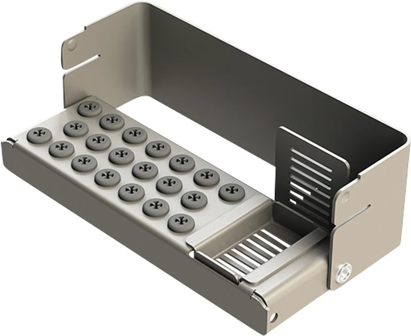 PLUG IN PLUS  Stück  für 20 Instrumente, grau, 11 x 3,5 x 3,4 cm