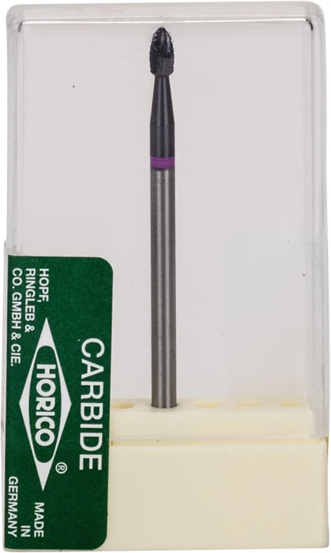 HM-Fräser 277  Stück  schwarz besch., Querhieb, rosa fein, schnittfreudig, HP, Figur S277, 4,5 mm, ISO 023