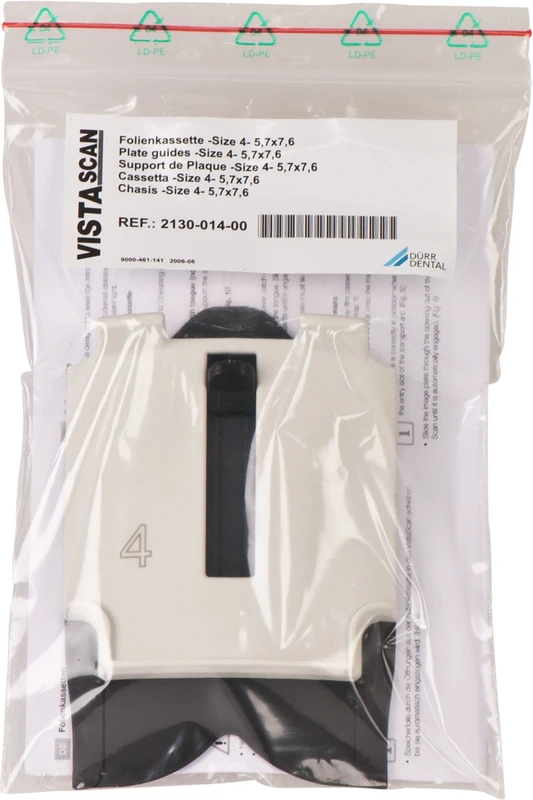 Speicherfolien VistaScan Plus  Stück  Folienkassette für Speicherfolie Größe 4, (5,7 x 7,5 cm)