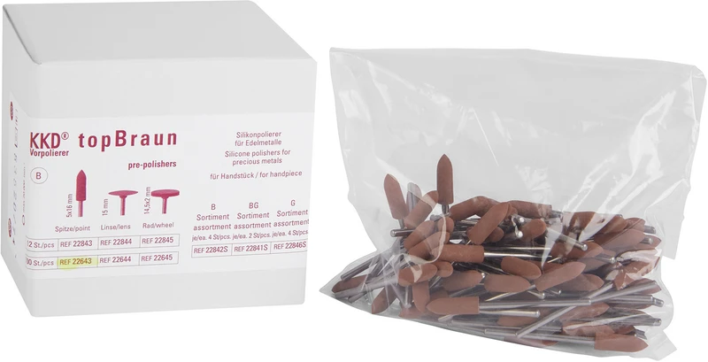 KKD® topBraun  Packung  100 Stück HP, Spritze