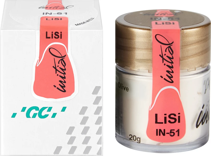 GC Initial LiSi  Dose  20 g Pulver inside IN-51 olive